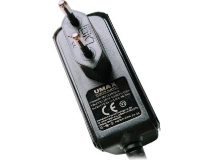 UMAX napájecí adaptér 12V / 3A pro notebook VisionBook/ konektory 3,5 mm x 1,35 mm