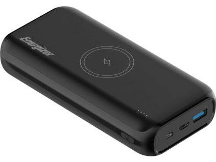 Energizer powerbanka QE20009PQ   20000mAh,, Power Delivery, bezdrátové nabíjení, černá