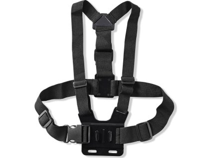 NEDIS sada pro montáž akční kamery s popruhem na hruď/ 400 × 400 × 360 mm/ ABS/ nylon/ černá