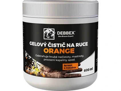 Gelovy cistic na ruce ORANGE 600 ml