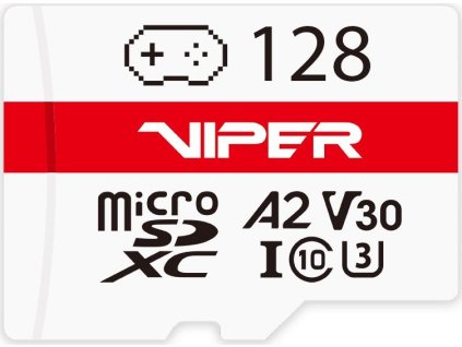 PATRIOT Viper 128GB Micro SDXC / UHS-I / U3 / A2 / C10 / V30