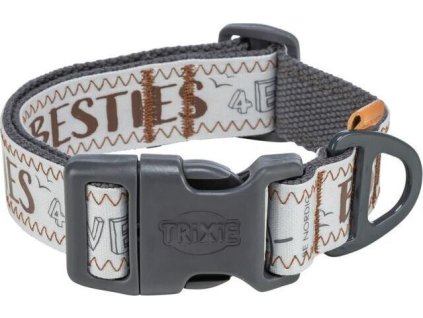 BE NORDIC obojek extra široký, šedá