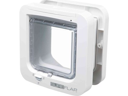 SureFlap 4-cestná dvířka na mikročip 21 x 21 cm - bílé