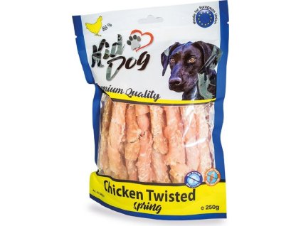 KIDDOG kuřecí prsa ve spirále, měkké masíčko 250 g