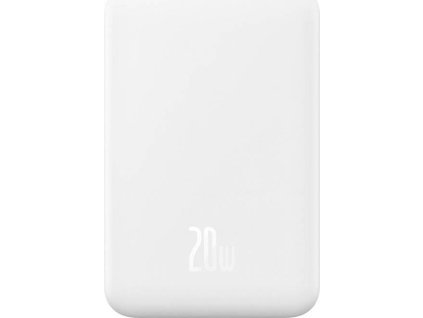 Baseus power banka Mini s bezdrátovým nabíjením 5000 mAh 20W USB-C bílá