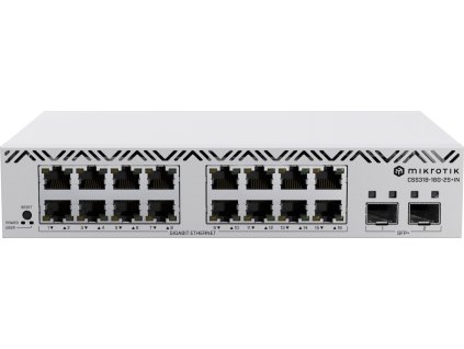 Mikrotik managed Switch CSS318-16G-2S+IN 16x GbE, 2x SFP+, SwOS