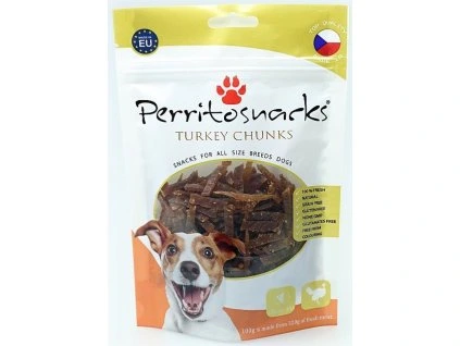 Perrito Turkey Chunks 100g dog