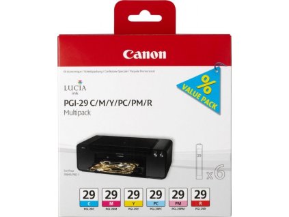 Canon multipack inkoustových náplní PGI-29 CMY/ PC/ PM/ R