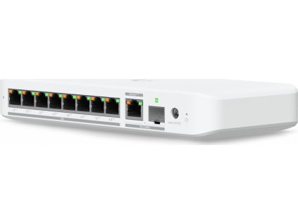Ubiquiti UniFi Switch Flex 2.5G 8 PoE - 8x 2.5GbE, 1x 10GbE/ SFP+ port combo, PoE+++ In/PoE++ Out (PoE budget 196W)
