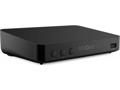 STRONG DVB-T/T2 set-top-box SRT 8208/ bez displeje/ Full HD/ H.265/HEVC/ EPG/ USB/ HDMI/ SCART/ černý