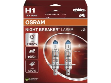 Autožárovka OSRAM H1 55W 12V DUOBOX