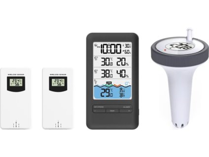 IMMAX NEO LITE SMART teplotní čidlo do bazénu + 2x vnitřní čidlo teploty a vlhkosti, TUYA