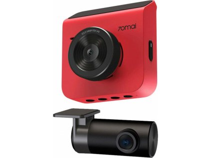 70mai Dash Cam A400 QHD + Rear Cam RC09 Set Red
