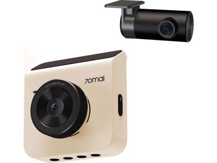 70mai Dash Cam A400 QHD + Rear Cam RC09 Set Ivory
