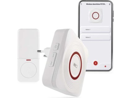 GoSmart Domovní bezdrátový zvonek P5735WS do zásuvky s WiFi