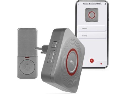 GoSmart Domovní bezdrátový zvonek P5735SS do zásuvky s WiFi