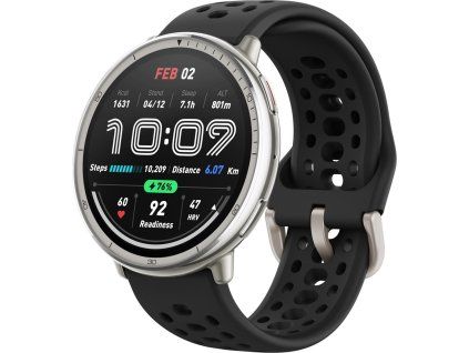 Amazfit Active 2 Black Sport Silicone Round Front s