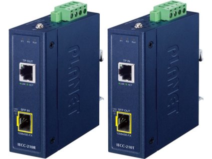Planet Průmyslový EtherCAT konvertor RJ45/SFP, kit TX+RX