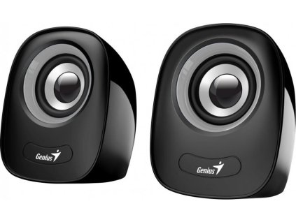 GENIUS repro SP-Q160 Iron Grey/ 2.0/ 6W/ USB napájení/ 3,5" jack/ černošedé