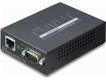 Planet konvertor RS-232/422/485 na IP, 1x COM, 100Mb, -10~+60°C, SNMP+Telnet