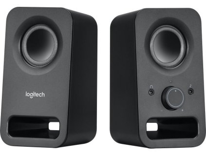 Logitech repro Z150 Multimedia Speakers/ 2.0/ 3W/ 3.5mm jack/ Midnight black-černý
