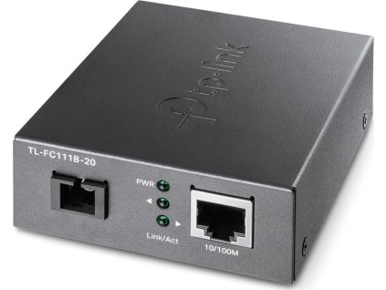TP-Link TL-FC111B-20 WDM Media Konvertor 1x 10/100 Mbps RJ45/ 1x 100Mbps SC/ Eth/Optika (single-mode)