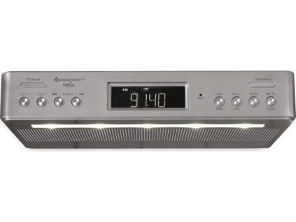Soundmaster UR2045SI kuchyňské rádio s DAB+ / RDS / BT/  Duální alarm/ časovač / stříbrný