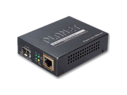 Planet GTP-805A konvertor RJ45/SFP, 1Gbps, PoE injektor 802.3at