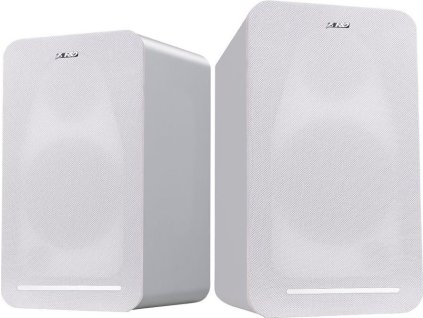 FENDA F&D repro R40BT/ 2.0/ 60W/ dřevěné/ bílé/ BT4.2/ USB/ optický vstup/ dálkové ovládání