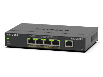 NETGEAR 5PT GE PLUS SWCH W/ HI-PWR POE+