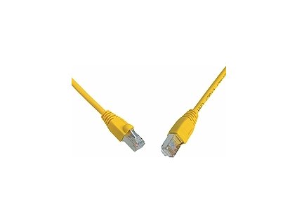 SOLARIX patch kabel CAT5E SFTP PVC 20m žlutý