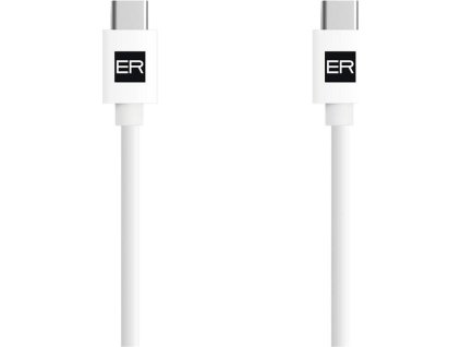 ER POWER kabel USB-C/C 3A 60W 120cm bílý