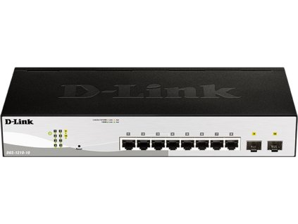 D-Link DGS-1210-10, 10-Port Gigabit Smart Switch with 2x SFP ports