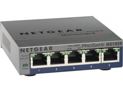 NETGEAR 5xGb Plus Switch,web monit.GS105E
