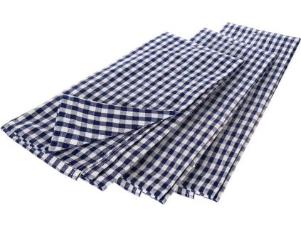 BANQUET Sada kuchyňských utěrek CUBE 42 x 70 cm, 3 ks, šedo-černá