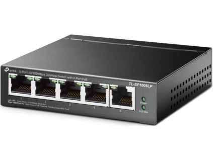 TP-Link TL-SF1005LP 5x10/100 (4xPOE) 41W Desktop Steel CCTV Switch