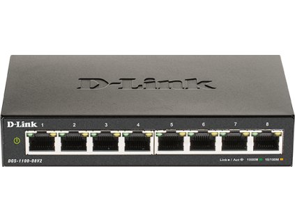 D-Link DGS-1100-08V2 Easy Smart Switch 10/100/1000