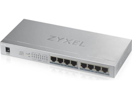 Zyxel GS1008-HP, 8 Port Gigabit PoE+ unmanaged desktop Switch, 8 x PoE, 60 Watt
