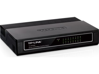 TP-Link TL-SF1016D/ switch 16x 10/100Mbps/ (úspora až 65%) - GREEN