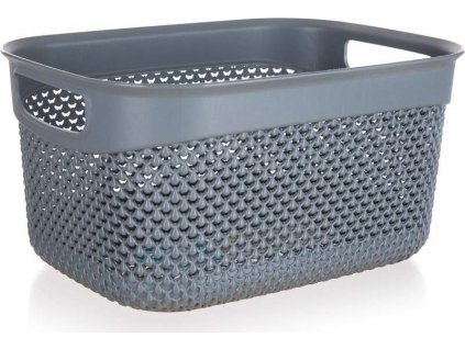 BRILANZ Košík úložný 23 x 17 x 12 cm, 3,3 l, antracit