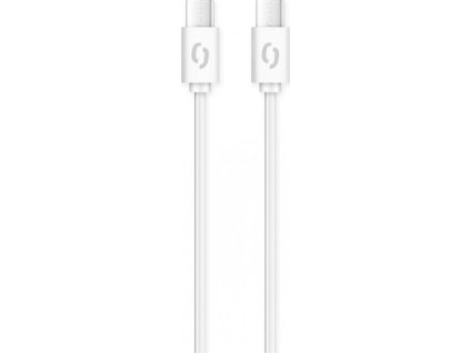 ALIGATOR Datový kabel POWER 3A, USB-C/USB-C, bílý