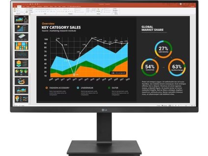 LG IPS monitor 27BQ75QB / 27" / 2560x1440 / 16:9 / 350cd / 1000:1/HDMI /USB-C / DP/ Daisy chain / repro