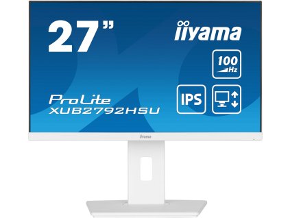 iiyama ProLite/XUB2792HSU-W6/27"/IPS/FHD/100Hz/0,4ms/White/3R