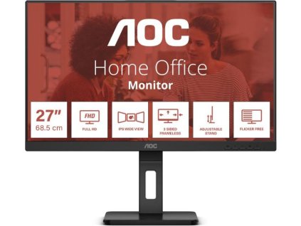 AOC/27E3QAF/27"/IPS/FHD/75Hz/4ms/Black/3R