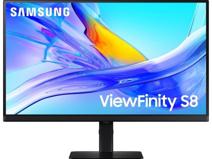 Samsung ViewFinity S8 27" / S80UD / 4K UHD 3840x2160 / 16:9 / IPS / 5ms / 60Hz / Jack/HDMI/DP/USB/USB-C/LAN/PIVOT/VESA