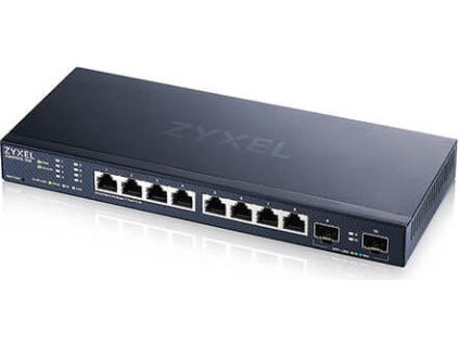 Zyxel XMG1915-10E, 8-port 2.5GbE, 2 SFP+ Smart Switch, hybrid mode, standalone or NebulaFlex Cloud