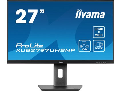 iiyama ProLite/XUB2797UHSNP-B1/27"/IPS/4K UHD/60Hz/4ms/Black/3R