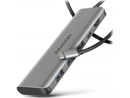 AXAGON multi USB-C 5v1 hub / HMC-5H / USB 3.2 Gen1 / 1x PD 100W / 1xHDMI / 3x USB-A / 100cm