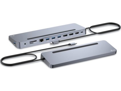 i-tec dokovací stanice USB-C Metal Ergonomic 4K/ 3x Display/ Power Delivery 100W