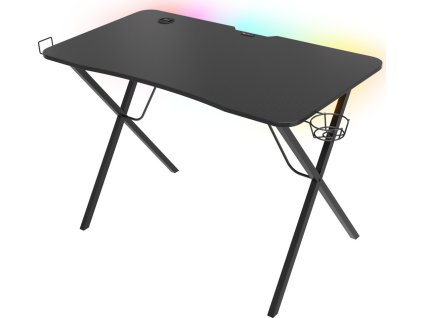 Genesis Holm 200 RGB - herní stůl s RGB podsvícením